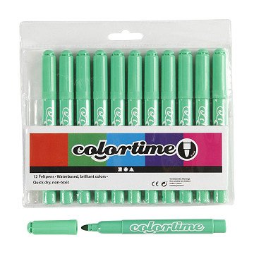 Light green Jumbo Markers, 12 pcs.