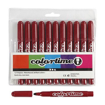 Wine Red Jumbo Pens, 12 pcs.