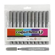 Gray Jumbo Markers, 12 pcs.