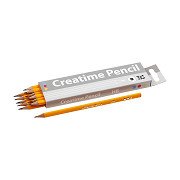 Bleistifte HB-Härte - Stärke 7 mm, 12 Stück.