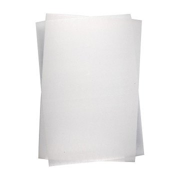 Schrumpffolie - Matt Transparent, 10 Blatt