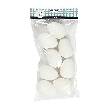 Goose eggs White, 8 pcs.