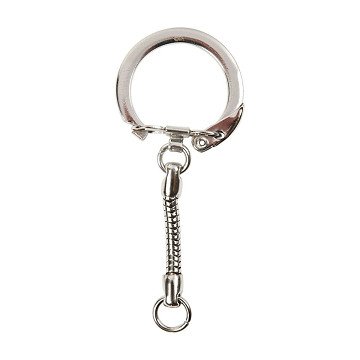 Key Ring with Clasp, 5 pcs.