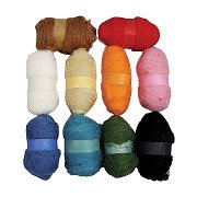 Carded Wool, 10x25gr