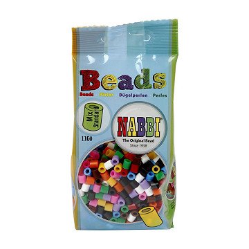 Iron-on beads - Basic colors, 1100 pcs.