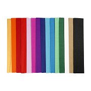 Crepe paper - Basic colors, 15 pcs.