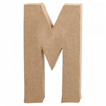 Letter Papier-mâché - M, 20.5cm
