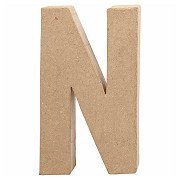 Letter Papier-maché - N, 20,5cm