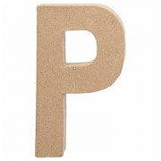 Letter Papier-mâché - P, 20.5cm