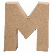 Letter Papier-mâché - M, 10cm