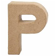Letter Papier-mâché - P, 10cm