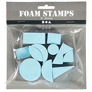 Foam Stamps, 12 pcs.