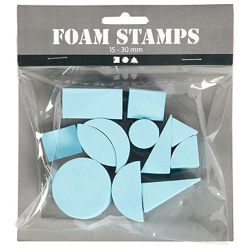 Foam Stamps, 12 pcs.