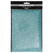 Iron-on foil Glitter Light Blue, A5