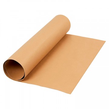 Faux Leather Paper Light Brown, 1mtr.