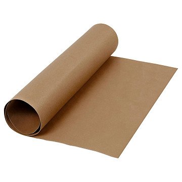 Kunstlederpapier Dunkelbraun, 1mtr.