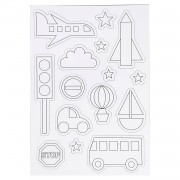 Color your own Magnets - Transport