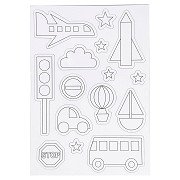 Color your own Magnets - Transport