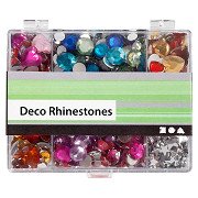 Rhinestones in Storage Box, 300pcs.