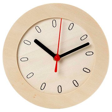 Clock with Wooden Frame