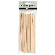 Wooden Craft Sticks Long, 30 pcs (19x6mm)