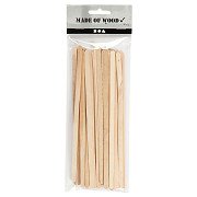 Wooden Craft Sticks Long, 30pcs (19x6mm)