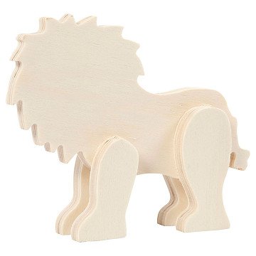 Holzfigur Tier - Löwe