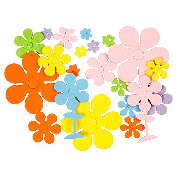 Foam molds Flowers, 100 pcs.