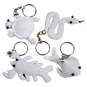Animal Keychains from Textile, 4 pcs.