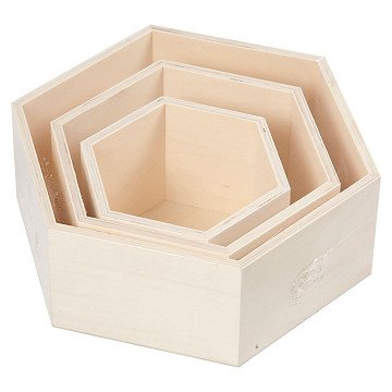 Hexagonal Showdoos, 3rd.