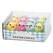 Colored Easter Chicks Chenille, 12pcs.