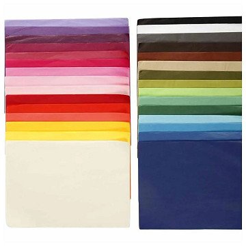 Tissue paper A4 Colored, 300 pcs.