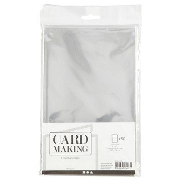 Cellophane Bags, 14.5 x 19cm, 50 pcs.
