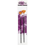 Gold Line fan brushes, 2 pcs.