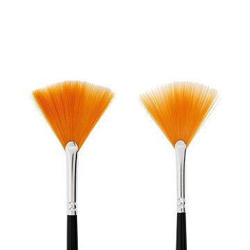 Gold Line fan brushes, 2 pcs.