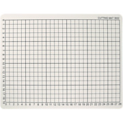 Rubber cutting mat with grid lines, 22x30cm