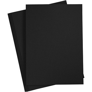 Papier Schwarz A4 80gr, 20 Stk.