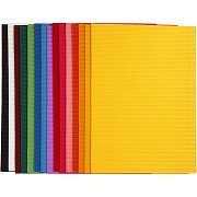 Corrugated cardboard Color 80gr, 15 sheets