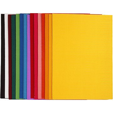 Corrugated Cardboard Color 80gr, 10 Sheets