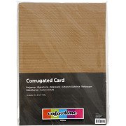 Corrugated cardboard 120g, 10 sheets