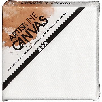 Artistline Canvas White, 10x10cm