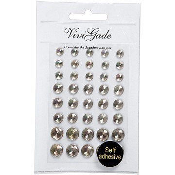 Rhinestones Crystal 6-8-10mm, 40pcs.
