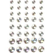Rhinestones Crystal 6-8-10mm, 40pcs.