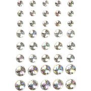 Rhinestones Crystal 6-8-10mm, 40pcs.