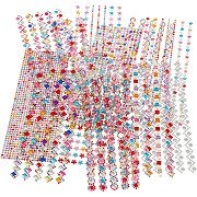 Rhinestones Designs 2-10mm, 12 Sheets