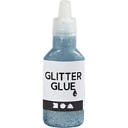 Glitter Glue Light Blue, 25ml