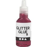 Glitzerkleber Dunkelrosa, 25ml