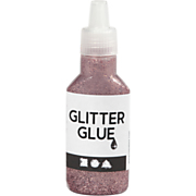 Glitter Glue Pink, 25ml