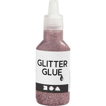 Glitzerkleber Pink, 25ml