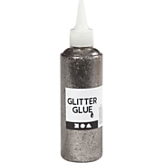 Glitter Glue Silver, 118ml